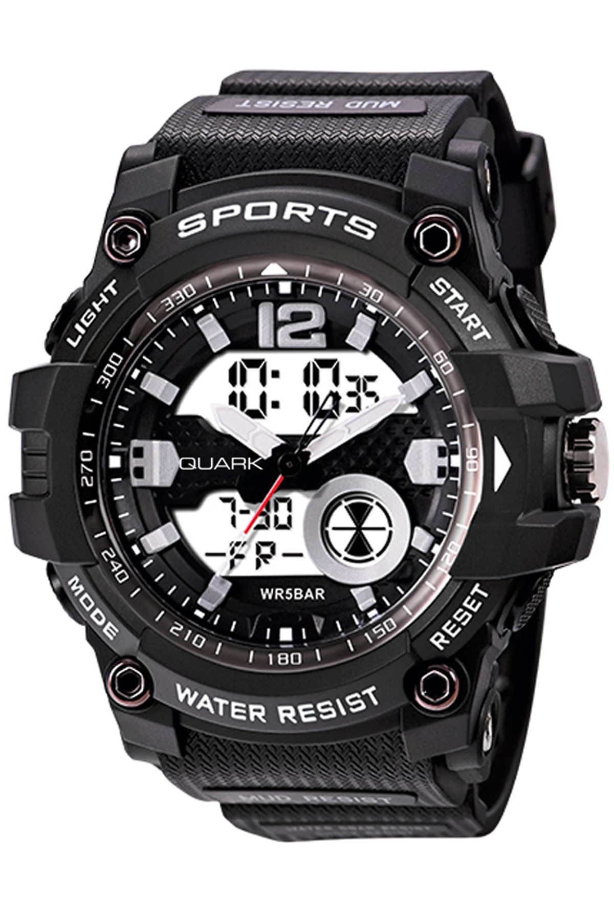 Quark QU-2129GAD-1 Dijital Analog Erkek Kol Saati