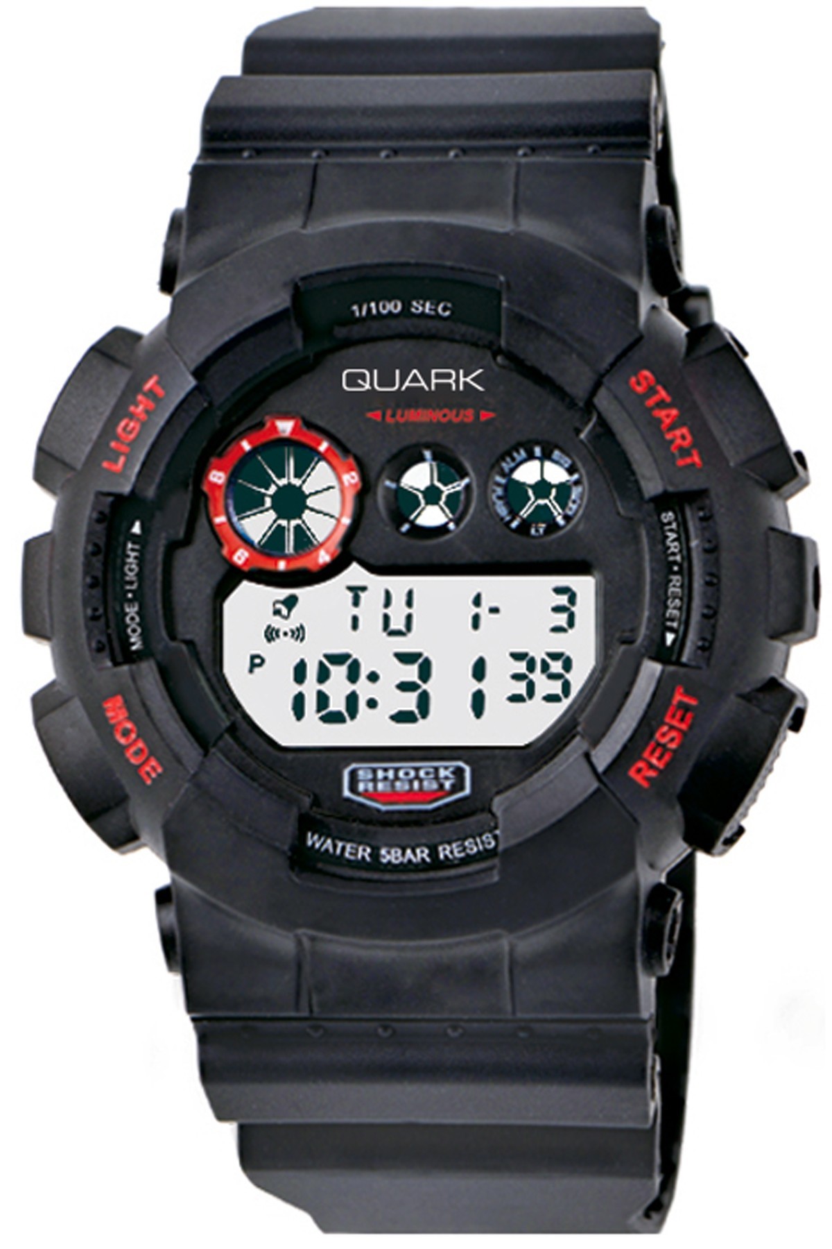 Quark QU-341G-1 Dijital Su Geçirmez Kol Saati