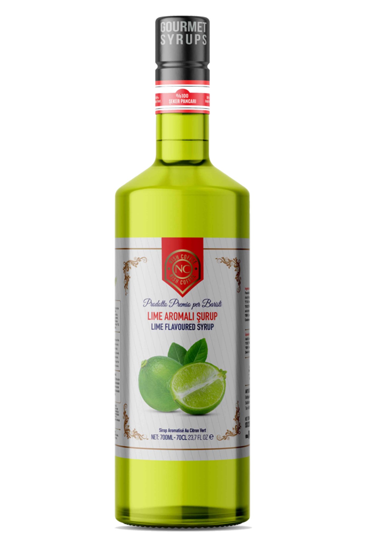 Nish Yeşil Lime Aromalı Şurup 700 ML - P