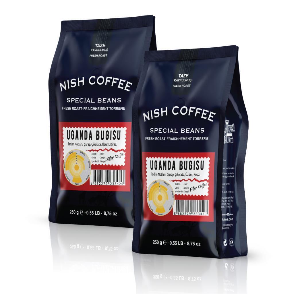 Nish Filtre Kahve Uganda Bugisu 2 x 250 gr