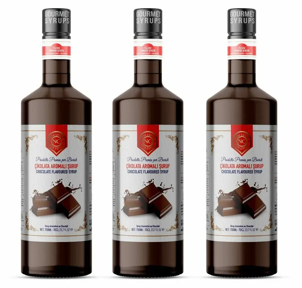 Nish Çikolata Aromalı Şurup 3 x 700 ML - P