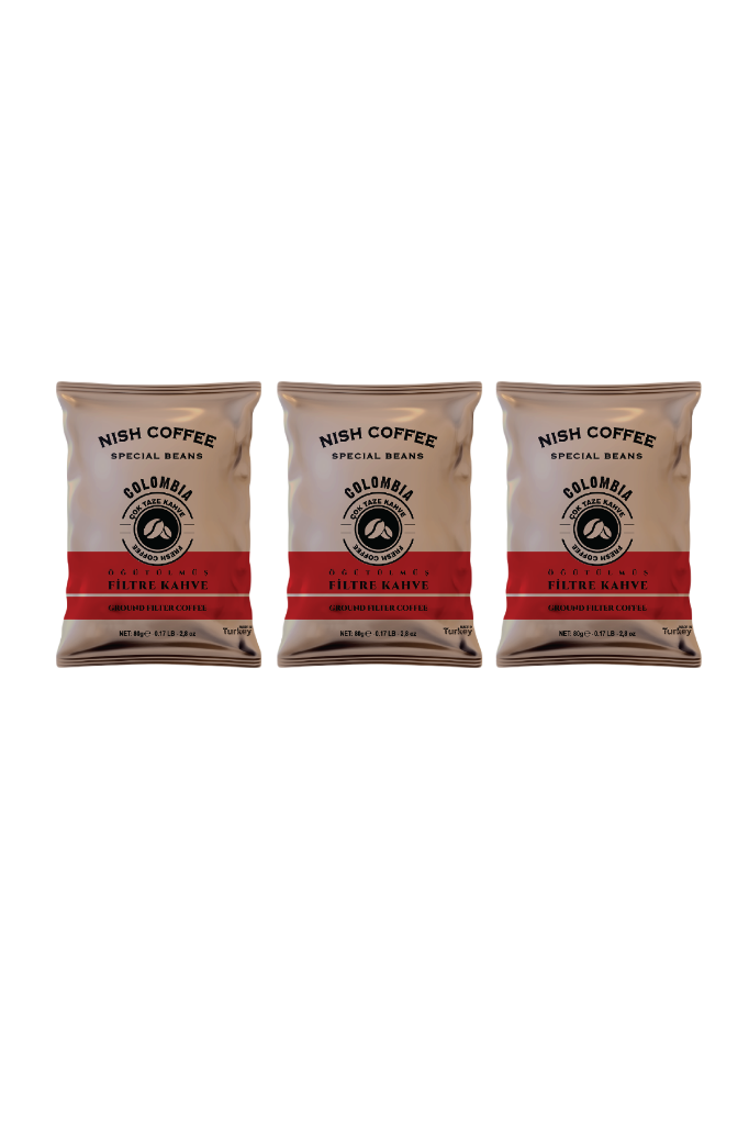 Nish Filtre Kahve Colombia 3x80 Gr.