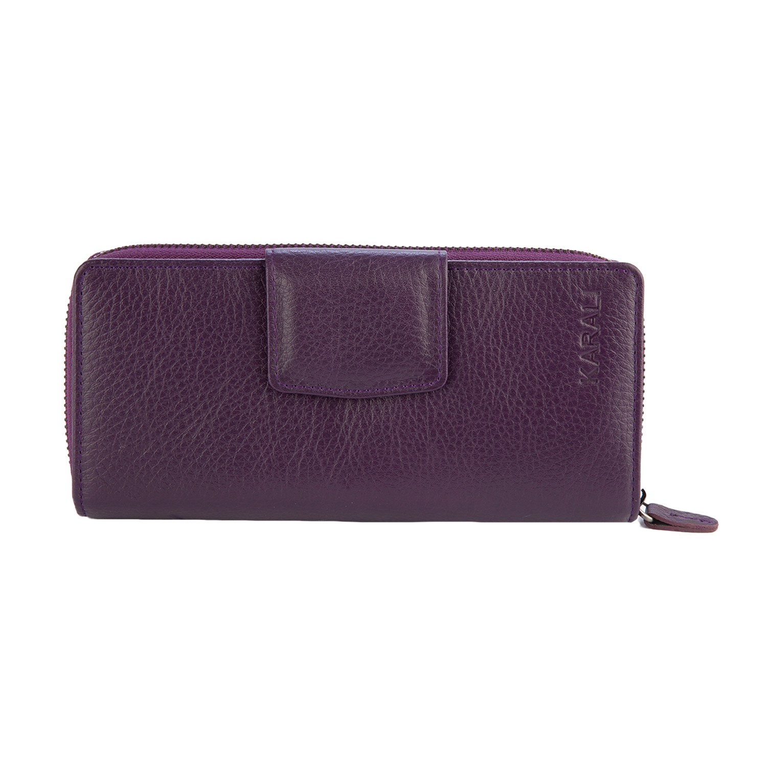 Hakiki Deri Kadın Portföy Mürdüm BC400-09