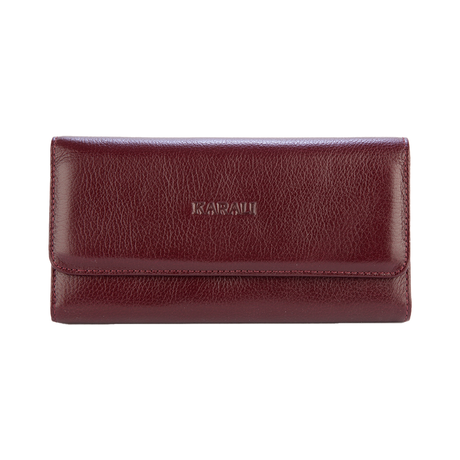Hakiki Deri Kadın Portföy Bordo BC456-06