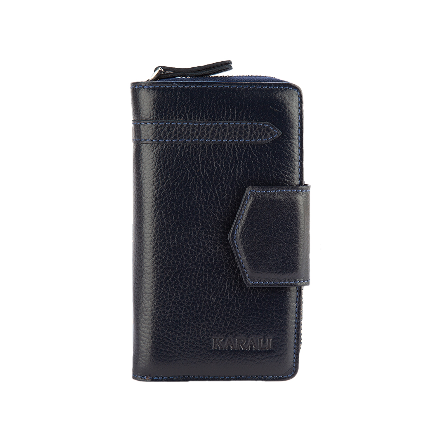 Hakiki Deri Kadın Portföy Lacivert BC471-04