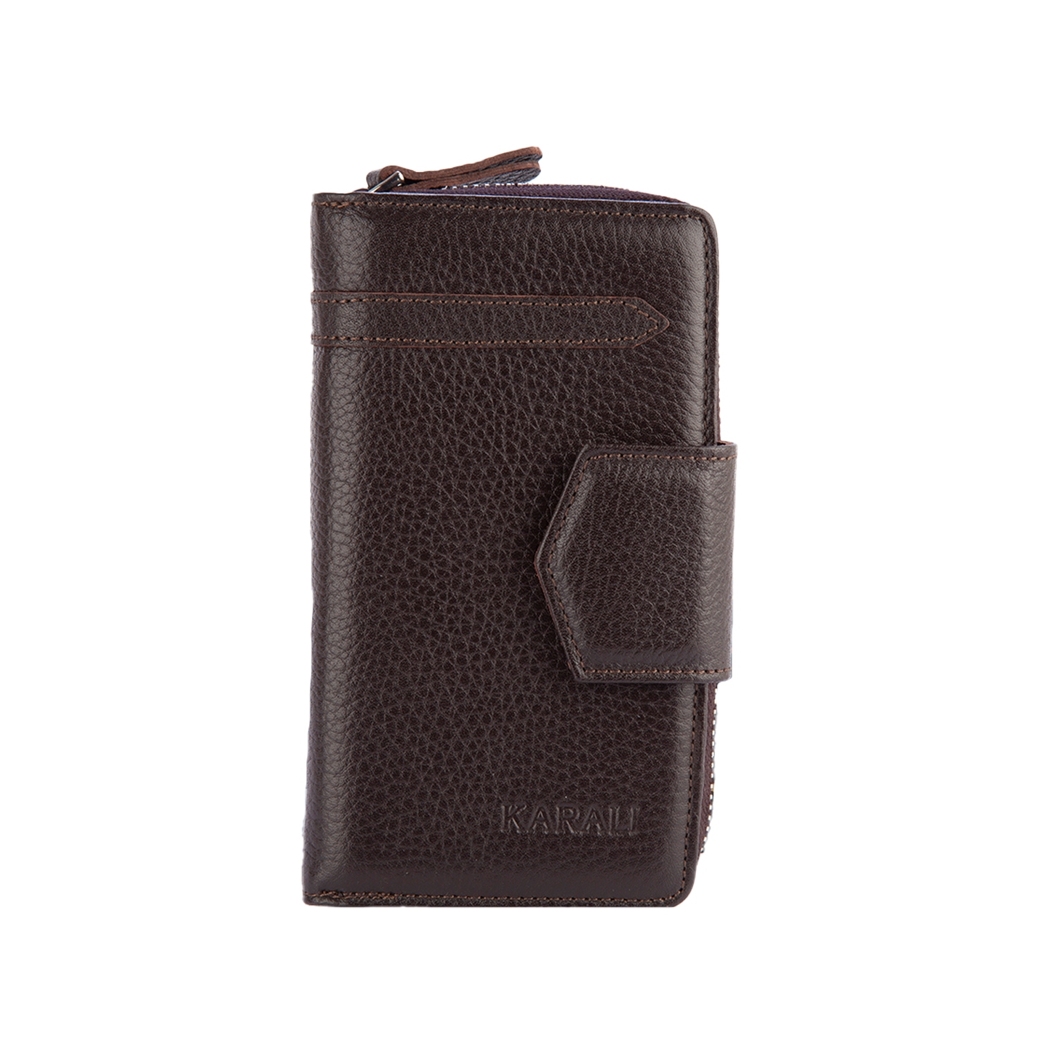 Hakiki Deri Kadın Portföy Kahve BC471-02