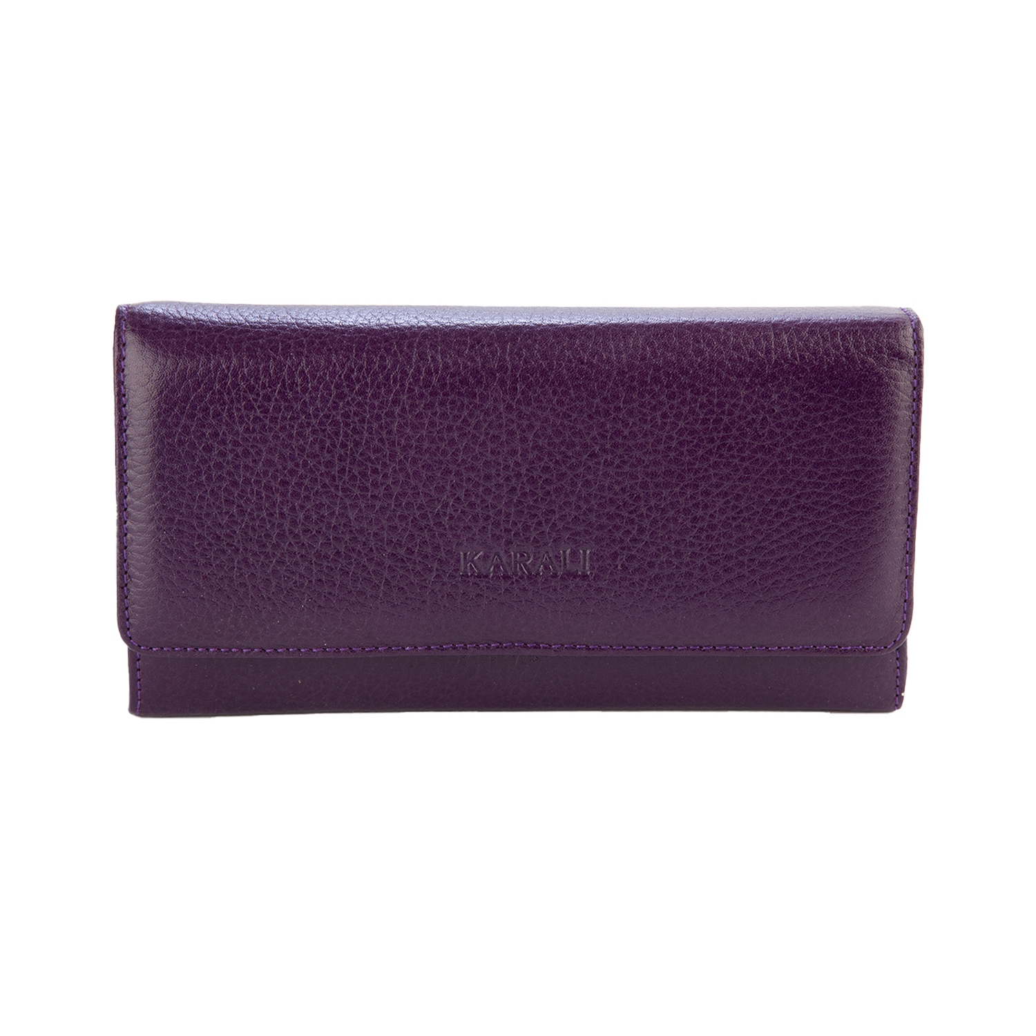 Hakiki Deri Kadın Portföy Mor BC465-09