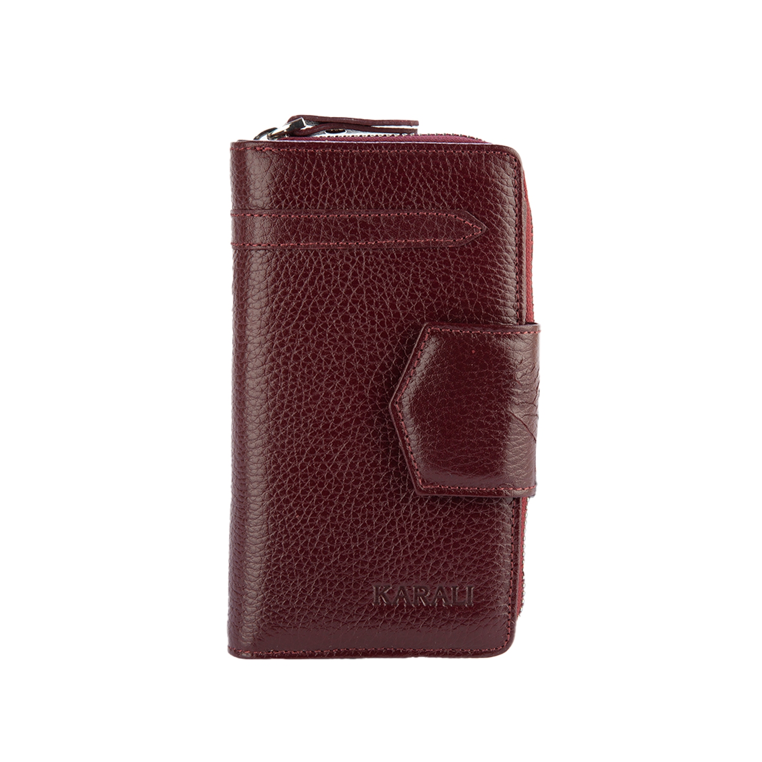 Hakiki Deri Kadın Portföy Bordo BC471-06