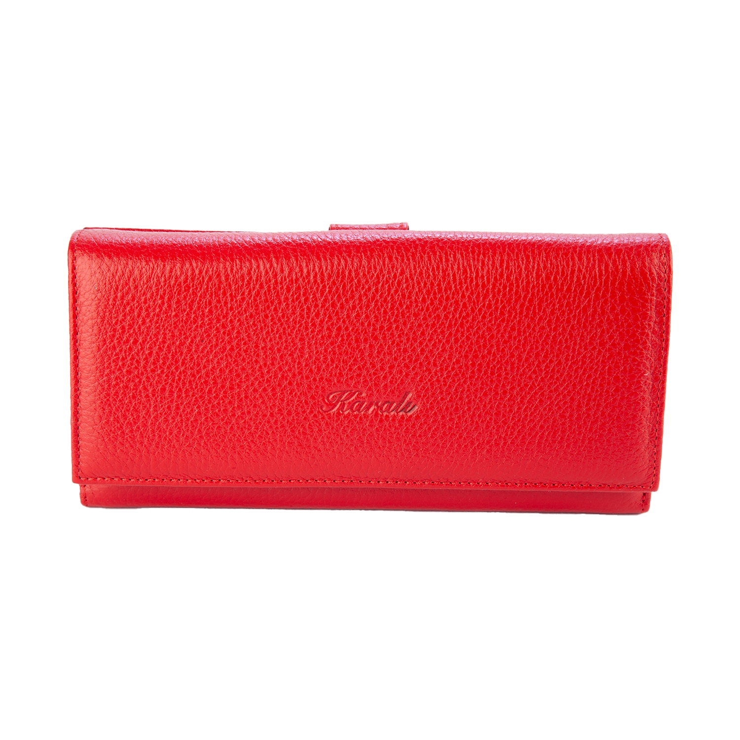 Hakiki Deri Kadın Portföy Kırmızı BC464-08