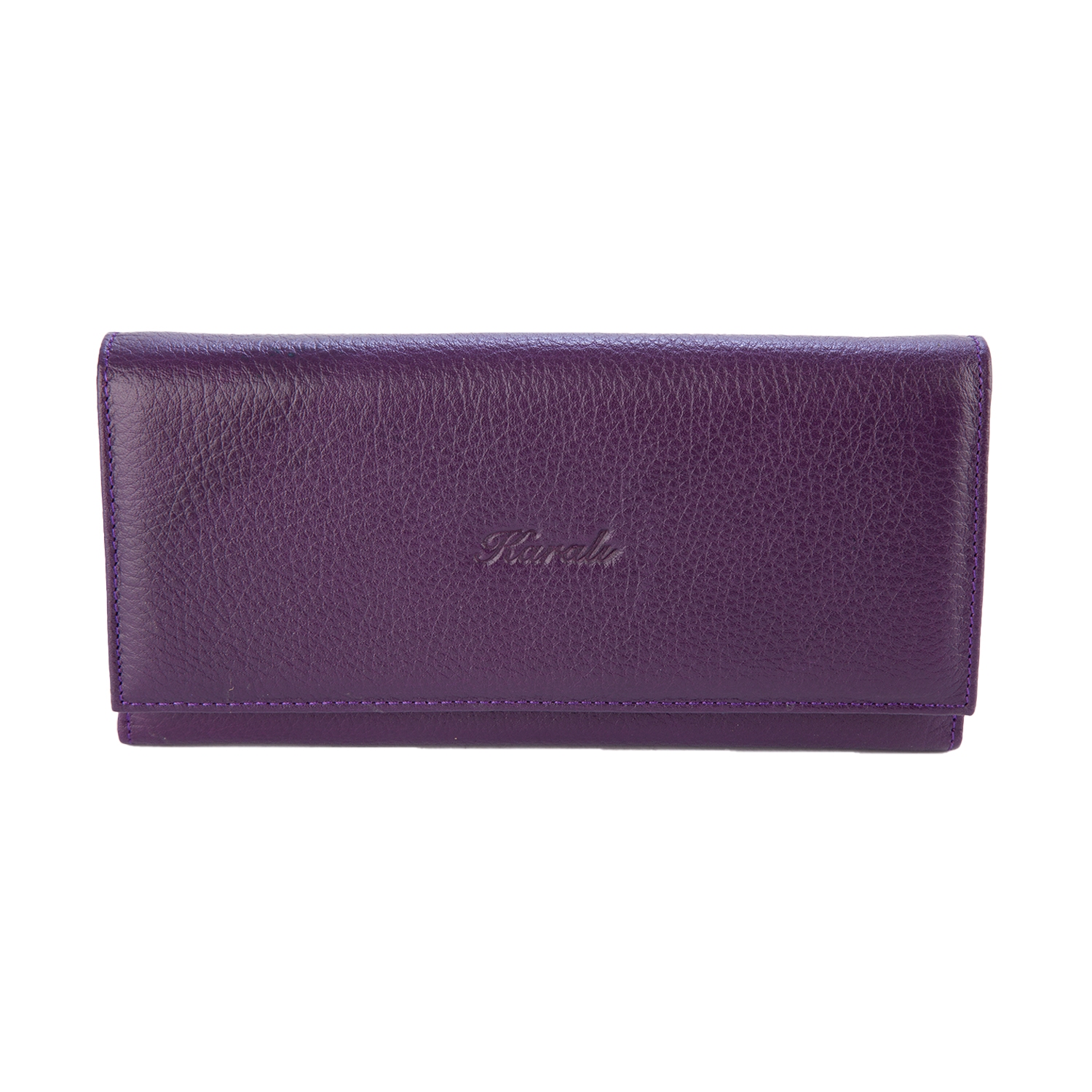 Hakiki Deri Kadın Portföy Mor BC464-09