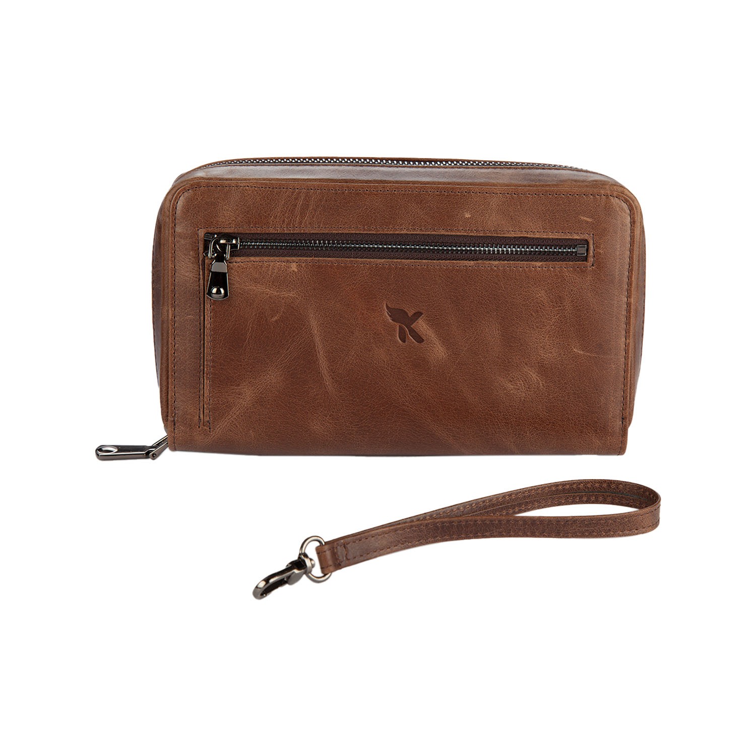 Hakiki Deri Unisex Portföy Kahve BC419-02