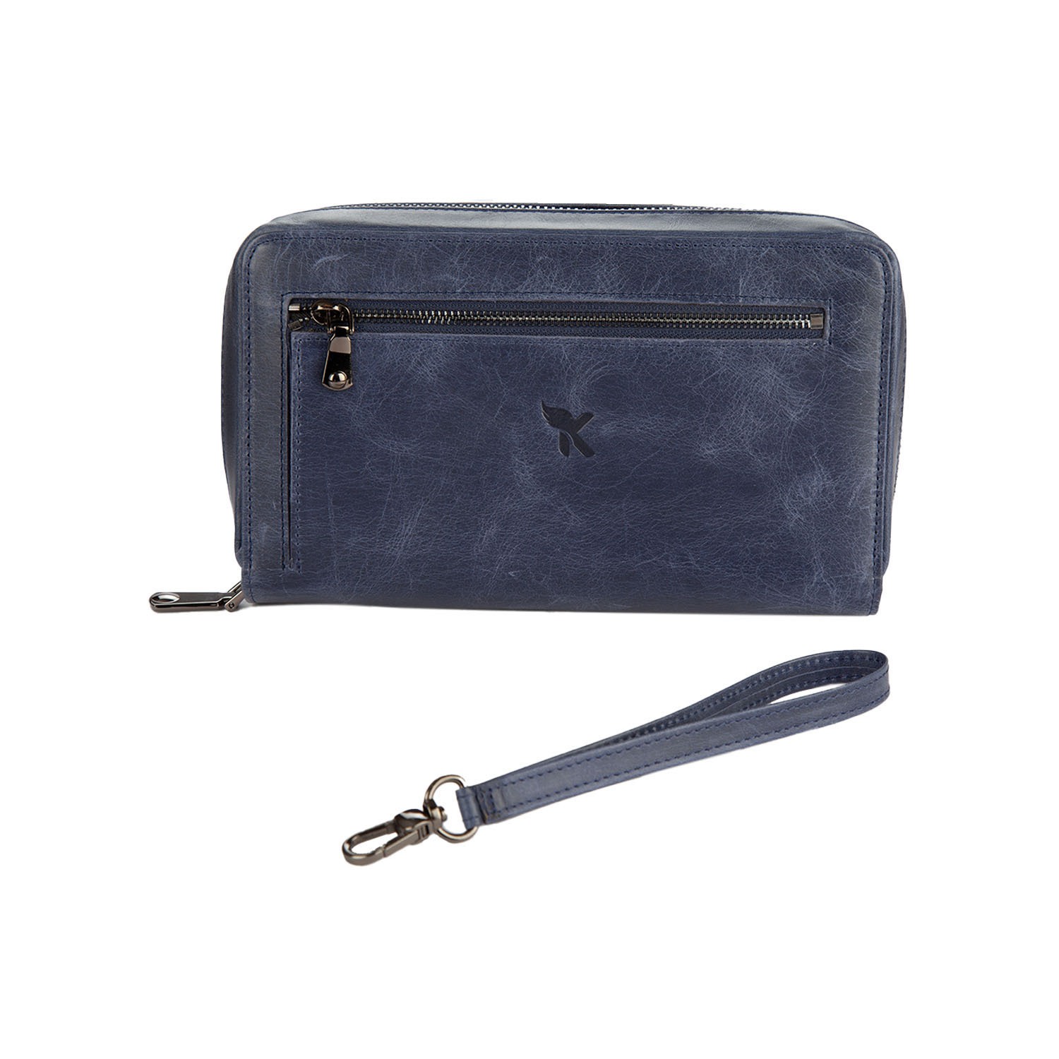 Hakiki Deri Unisex Portföy Lacivert BC419-04