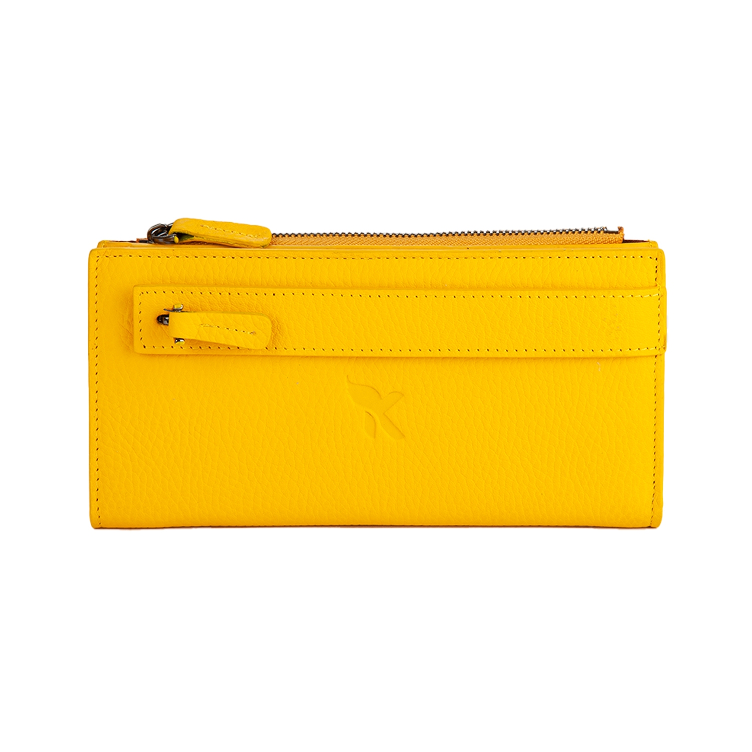 Hakiki Deri Unisex Portföy Sarı BC484-17