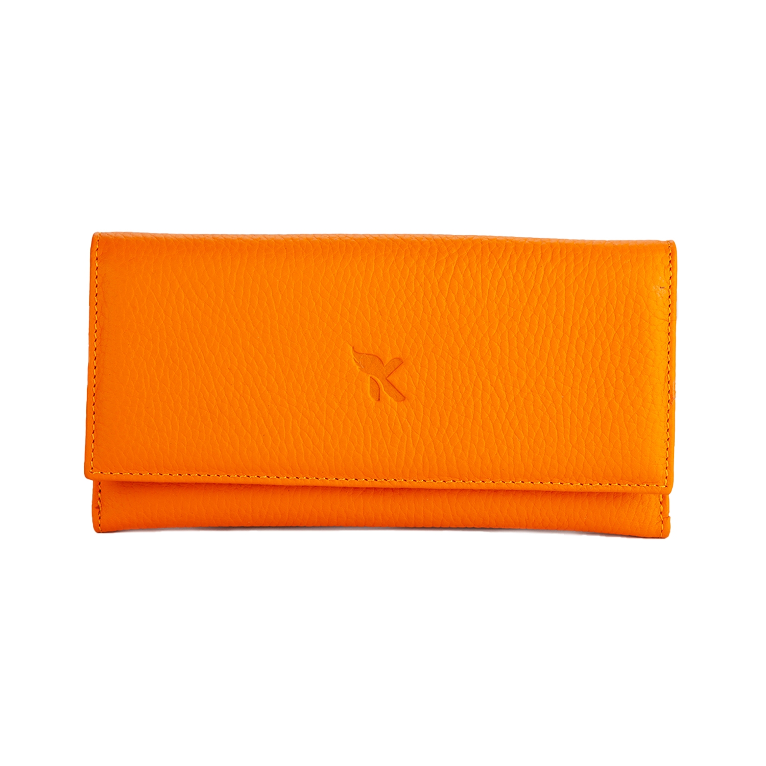 Hakiki Deri Kadın Portföy Turuncu BC464-16