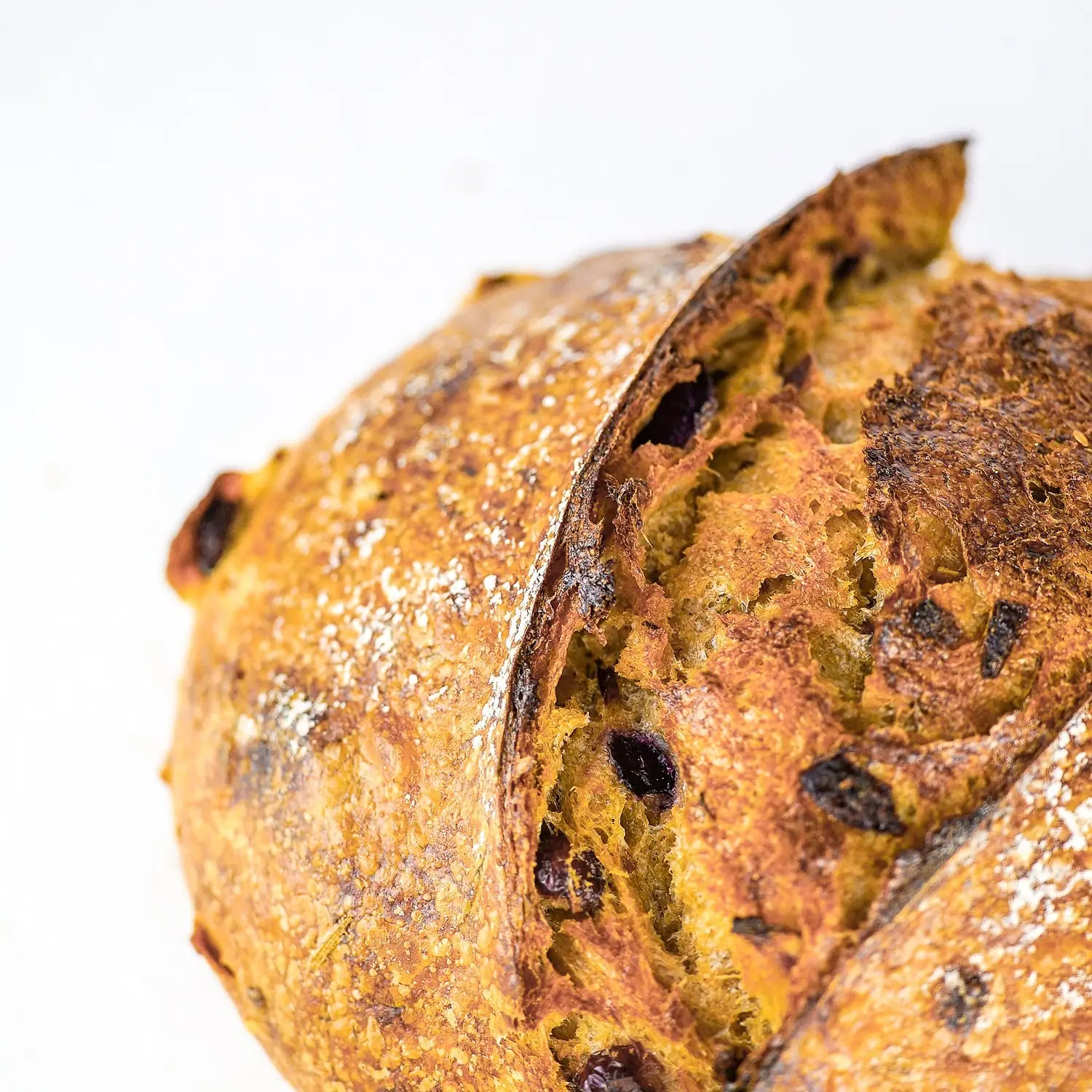 Yaban Mersinli & Biberiyeli Tam Buğday Ekmeği