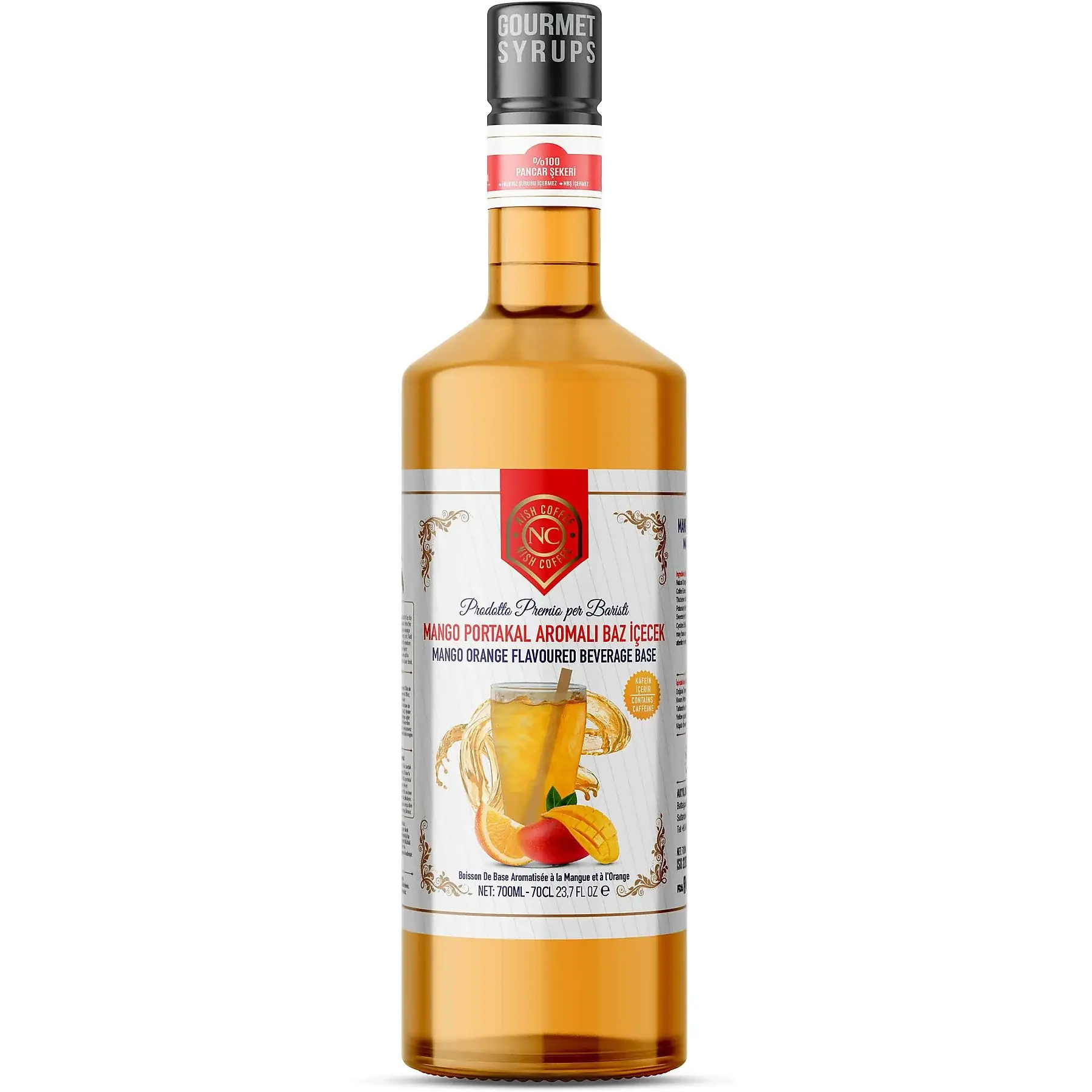 Nish Portakal Mango Aromalı Baz İçecek 700 ML-Pet Şişe
