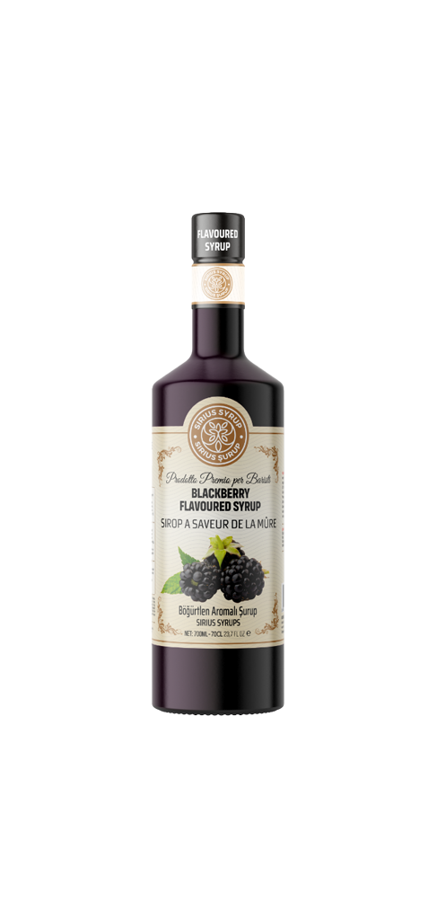 Sirius Premium Böğürtlen Aromalı Şurup 700 ML - Cam Şişe