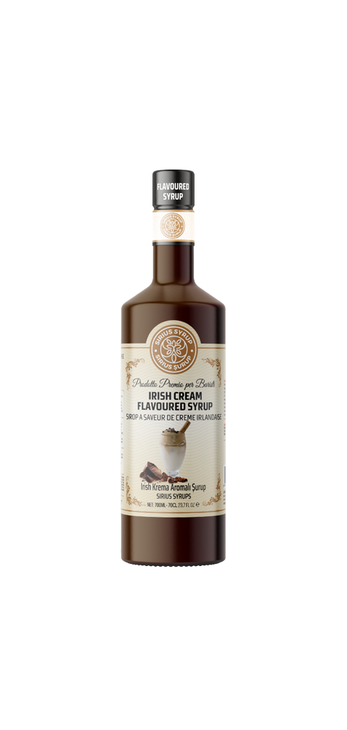 Sirius Premium Irish Krema Aromalı Şurup 700 ML - Cam Şişe