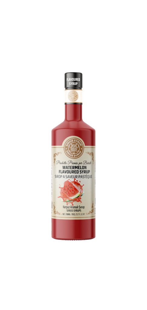 Sirius Premium Karpuz Aromalı Şurup 700 ML - Cam Şişe