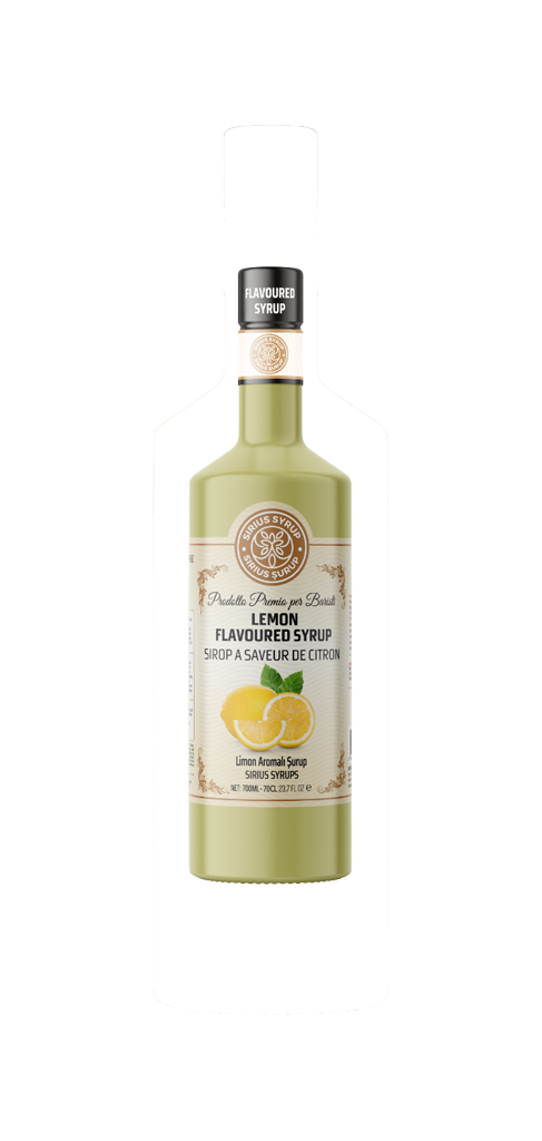 Sirius Premium Limon Aromalı Şurup 700 ML - Cam Şişe