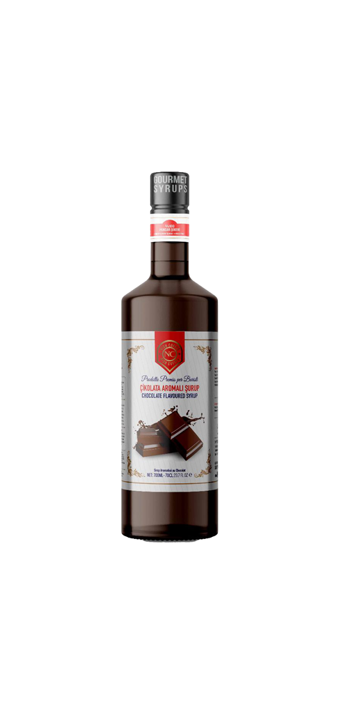 Nish Çikolata Aromalı Şurup 700 ML - Cam Şişe