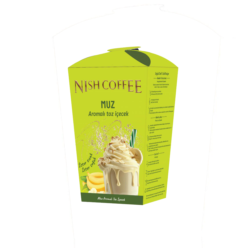 Nish Muz Aromalı Toz İçecek 250 Gr