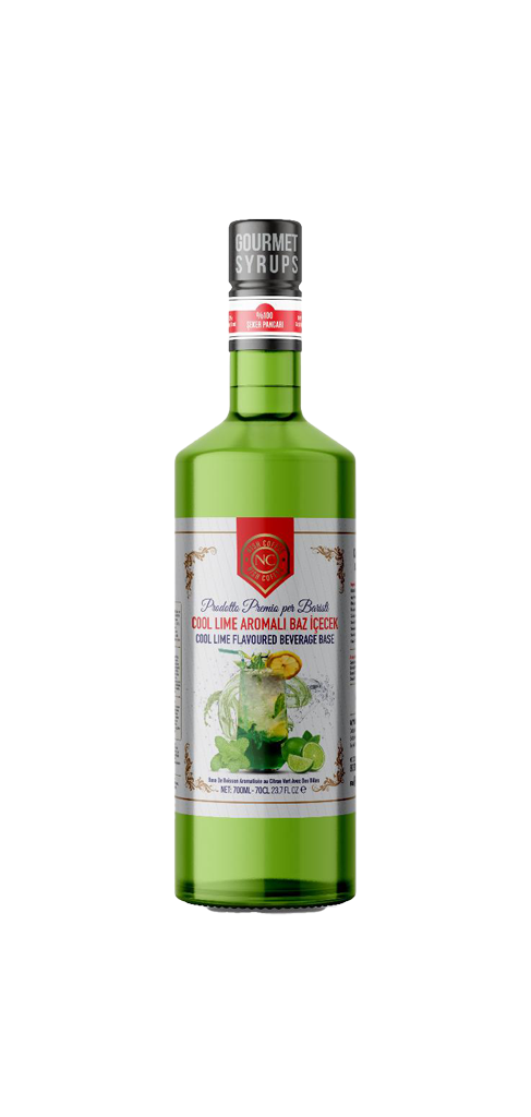 Nish Cool Lime Aromalı Baz İçecek 700 ML - Cam Şişe