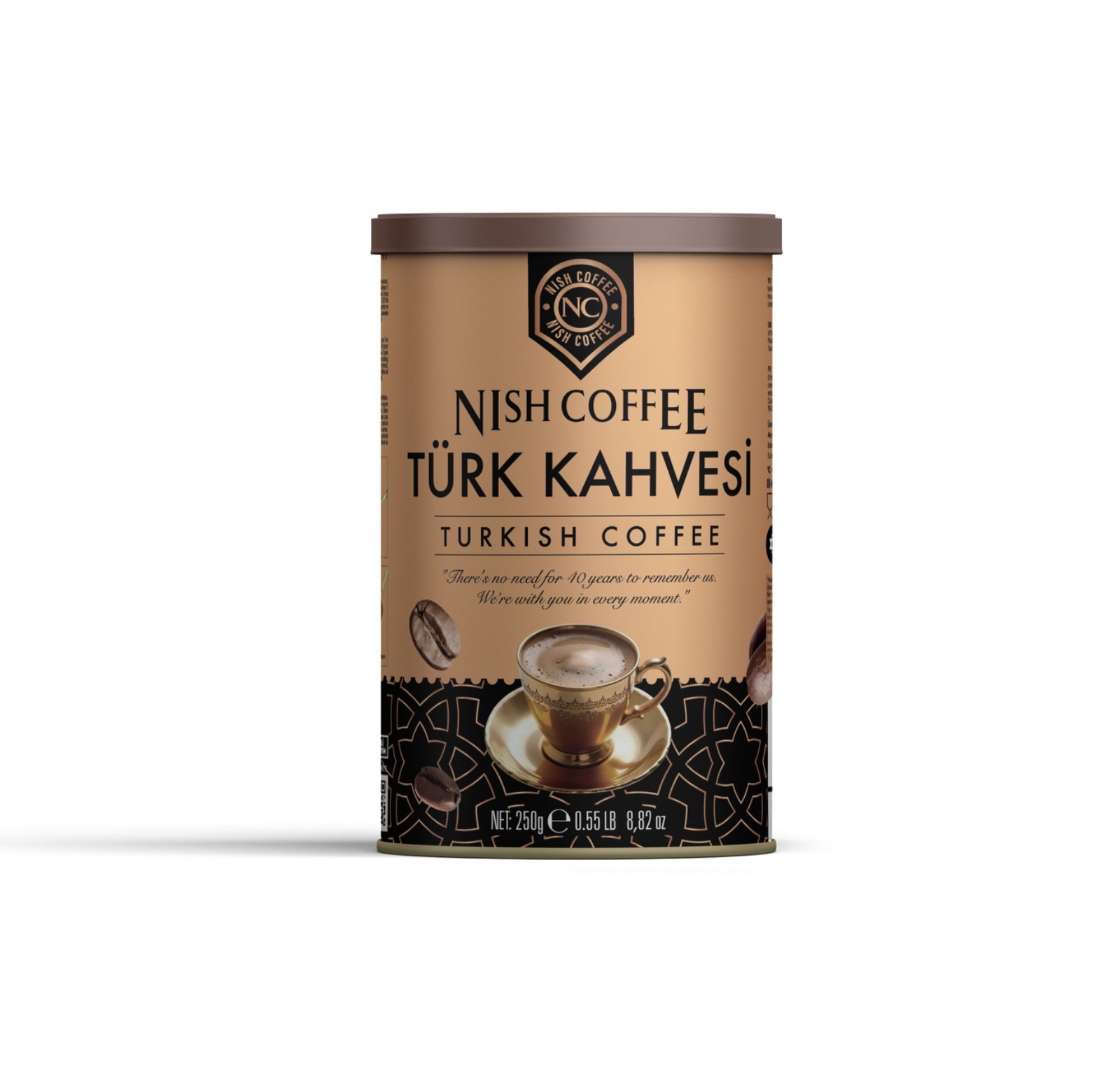 Nish Türk Kahvesi 250 Gr Teneke Kutu