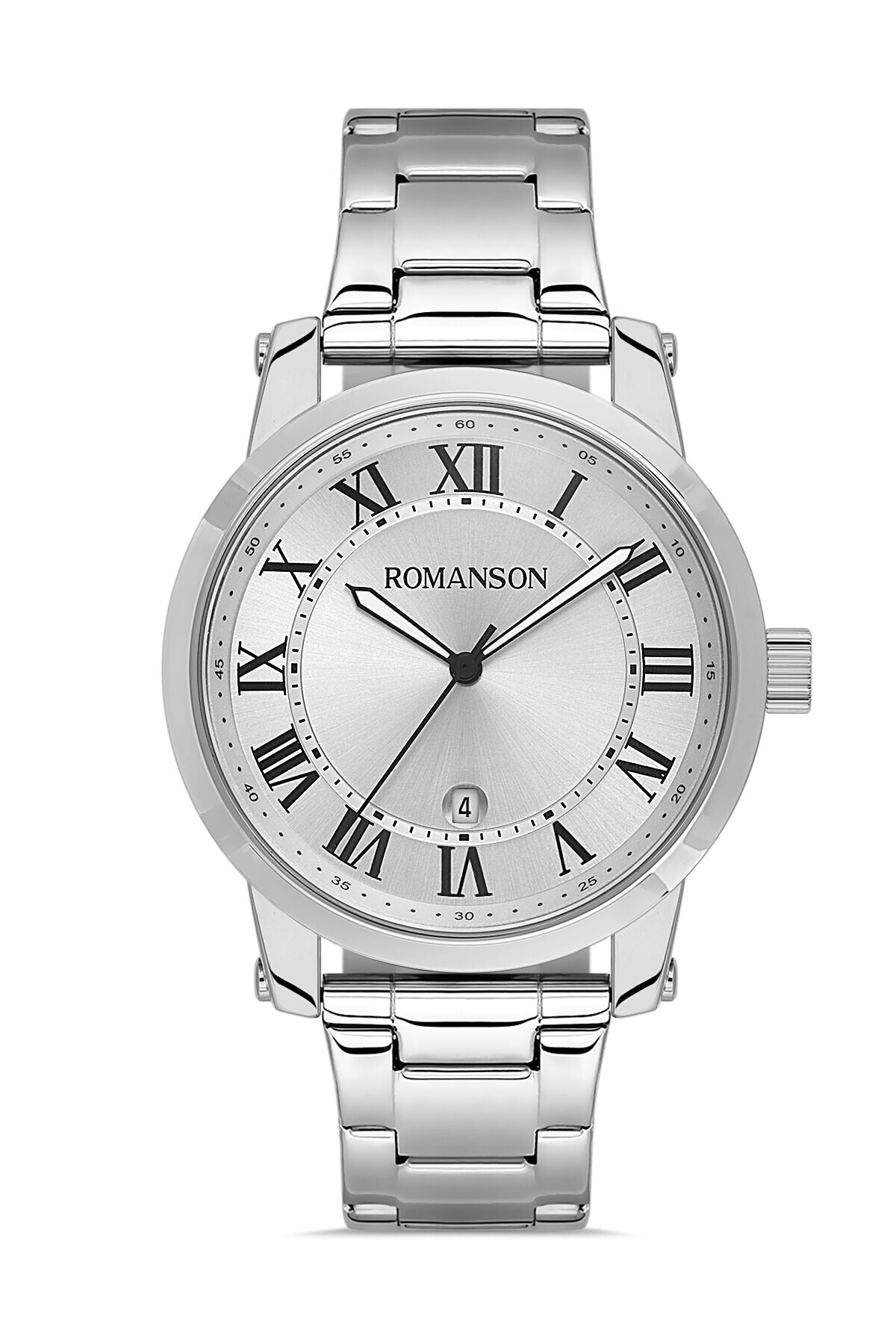 Romanson TM0334MM1WB15B Roma Rakamlı Erkek Kol Saati