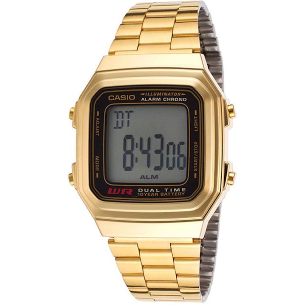 Casio A178WGA-1ADF Uniseks Kol Saati