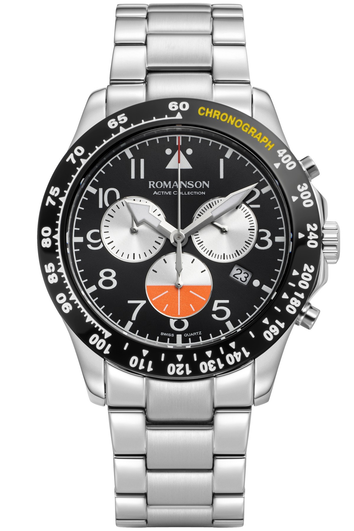 Romanson AM2028HMSWA38B Safir İsviçre Mekanizma Erkek Kol Saati