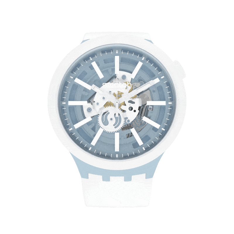 Swatch SB03N103 Whice Unisex Kol Saati