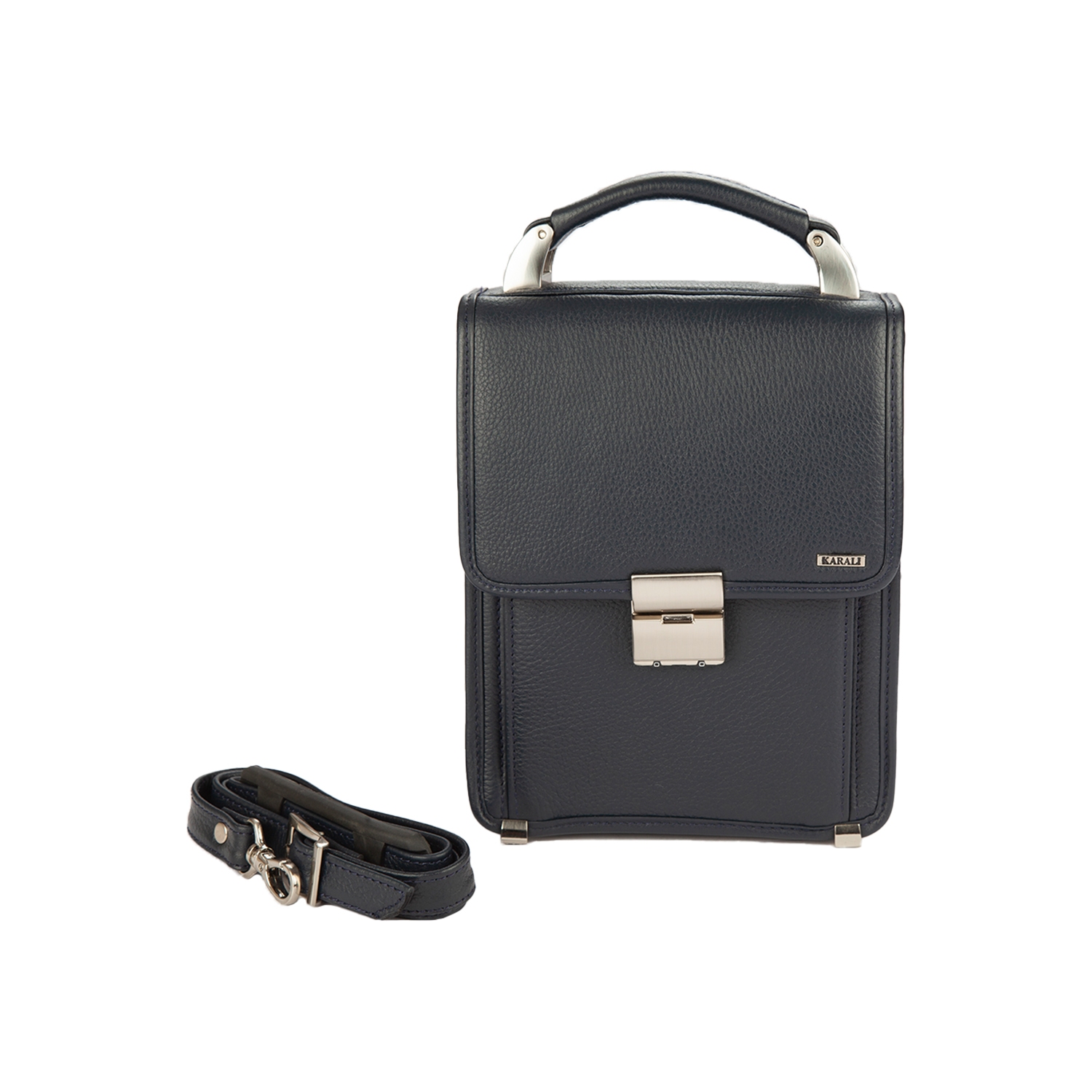 Hakiki Deri Evrak Çantası Siyah 170-01