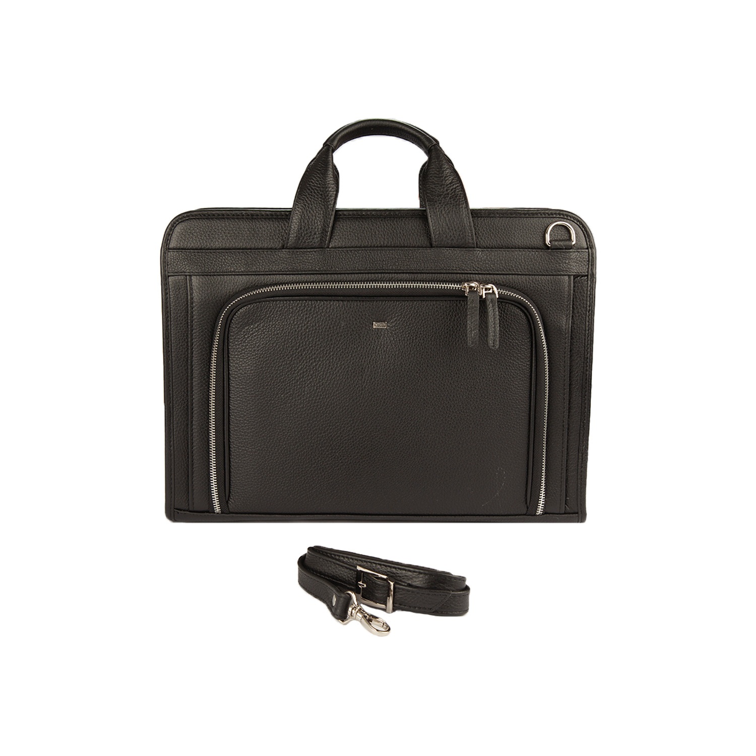 Hakiki Deri Evrak Çantası Siyah 443-01