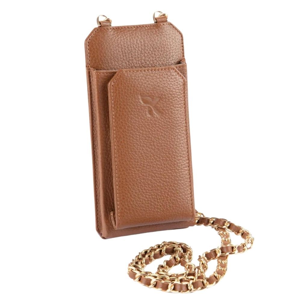 Hakiki Deri Kadın Askılı Çanta Taba BC466-03