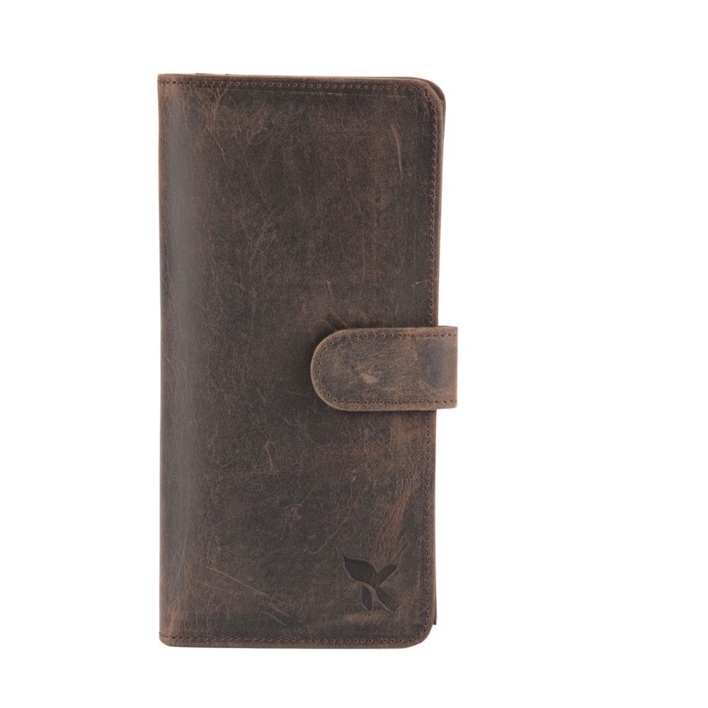 Hakiki Deri Unısex Portföy Esk.Kahve BC490-10