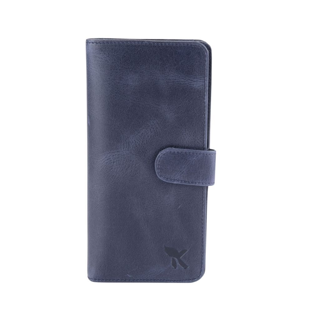 Hakiki Deri Unısex Portföy Lacivert BC490-04