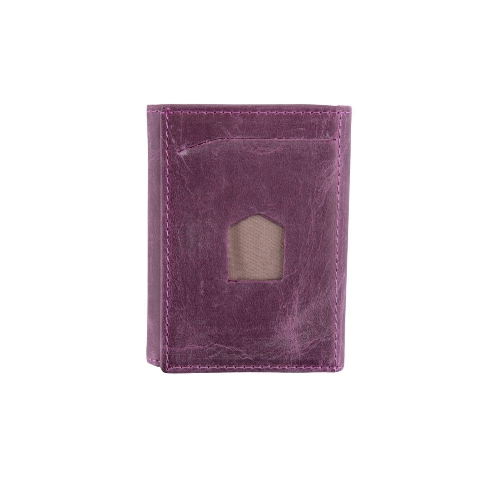 Hakiki Deri Kartlık Mürdüm K591-12