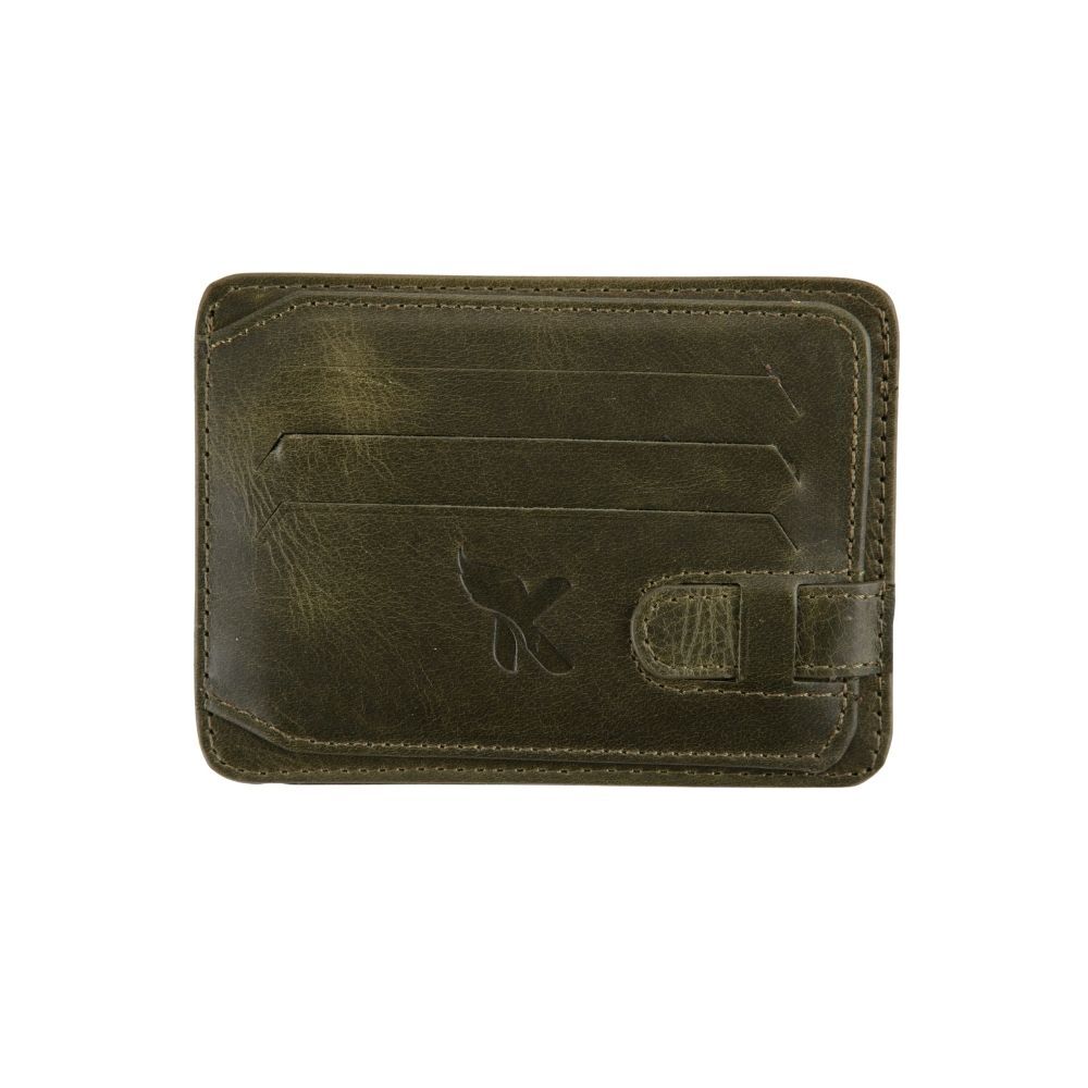 Hakiki Deri Kartlık Yeşil K592-07