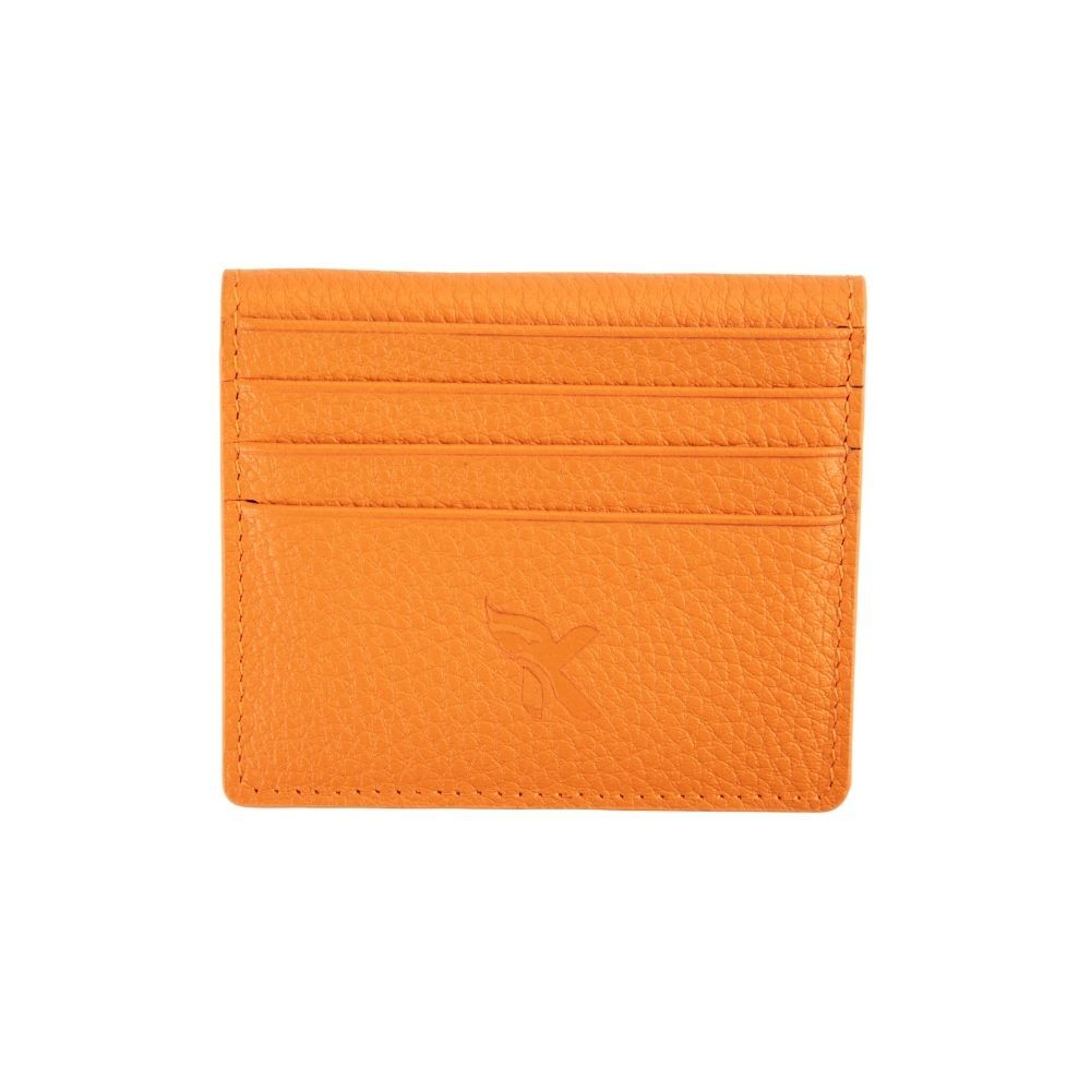 Hakiki Deri Kartlık Turuncu K593-11