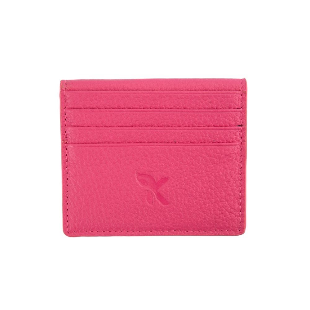 Hakiki Deri Kartlık Fuşya K593-16