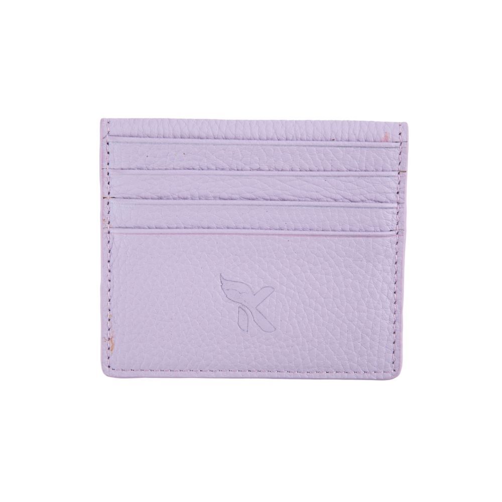 Hakiki Deri Kartlık Lila K593-20