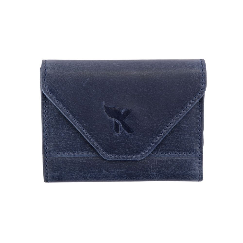 Hakiki Deri Kartlık Lacivert K596-04