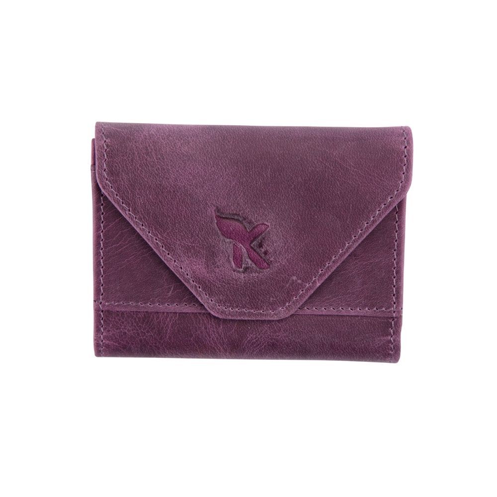 Hakiki Deri Kartlık Mürdüm K596-12