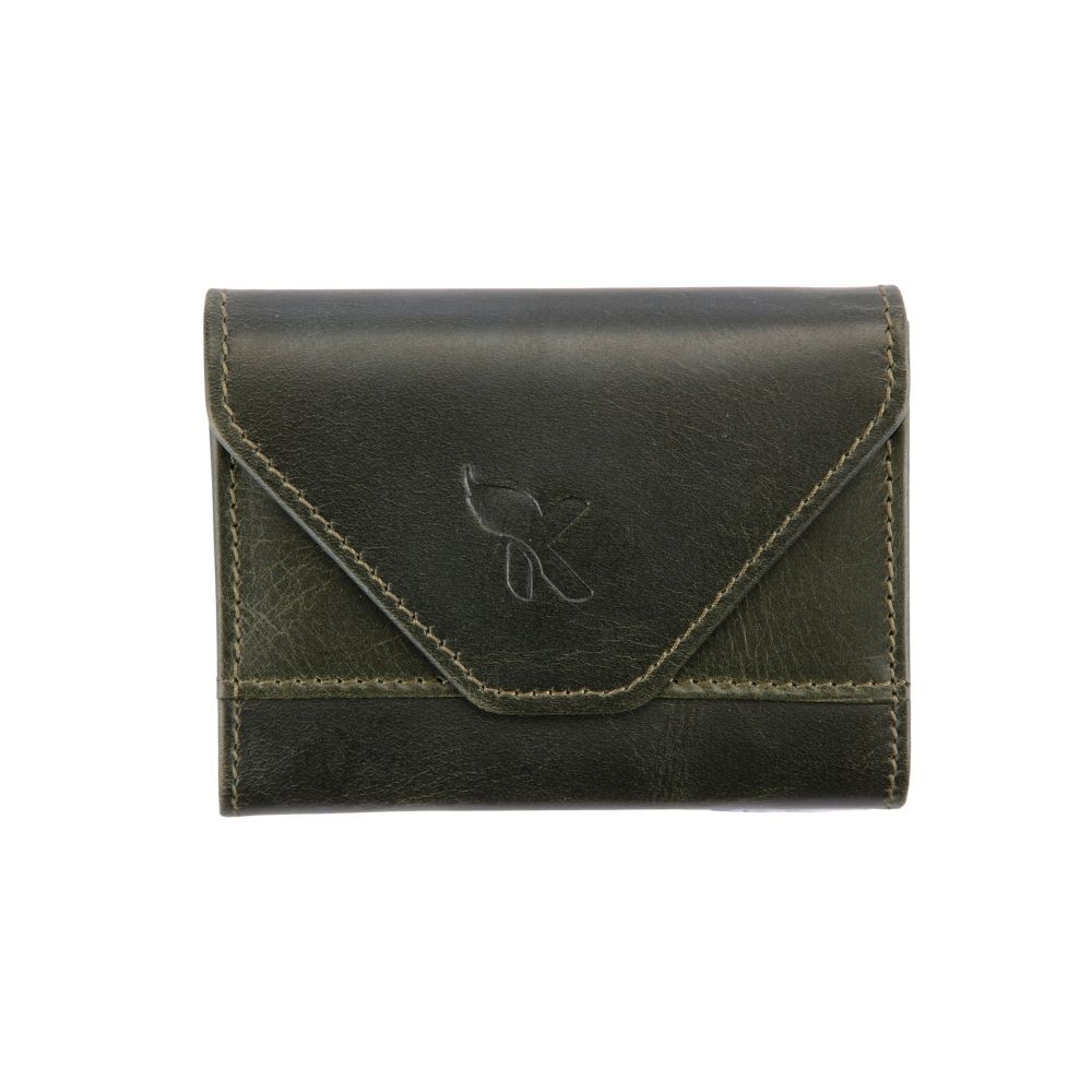 Hakiki Deri Kartlık Yeşil K596-07