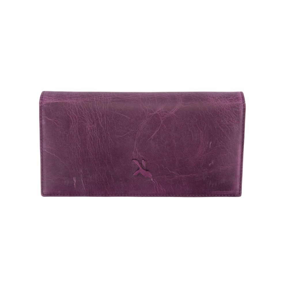 Hakiki Deri Unisex Portföy Mor BC424-12