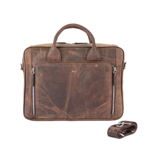 Hakiki Deri Evrak Çantası Esk.Kahve 827-30