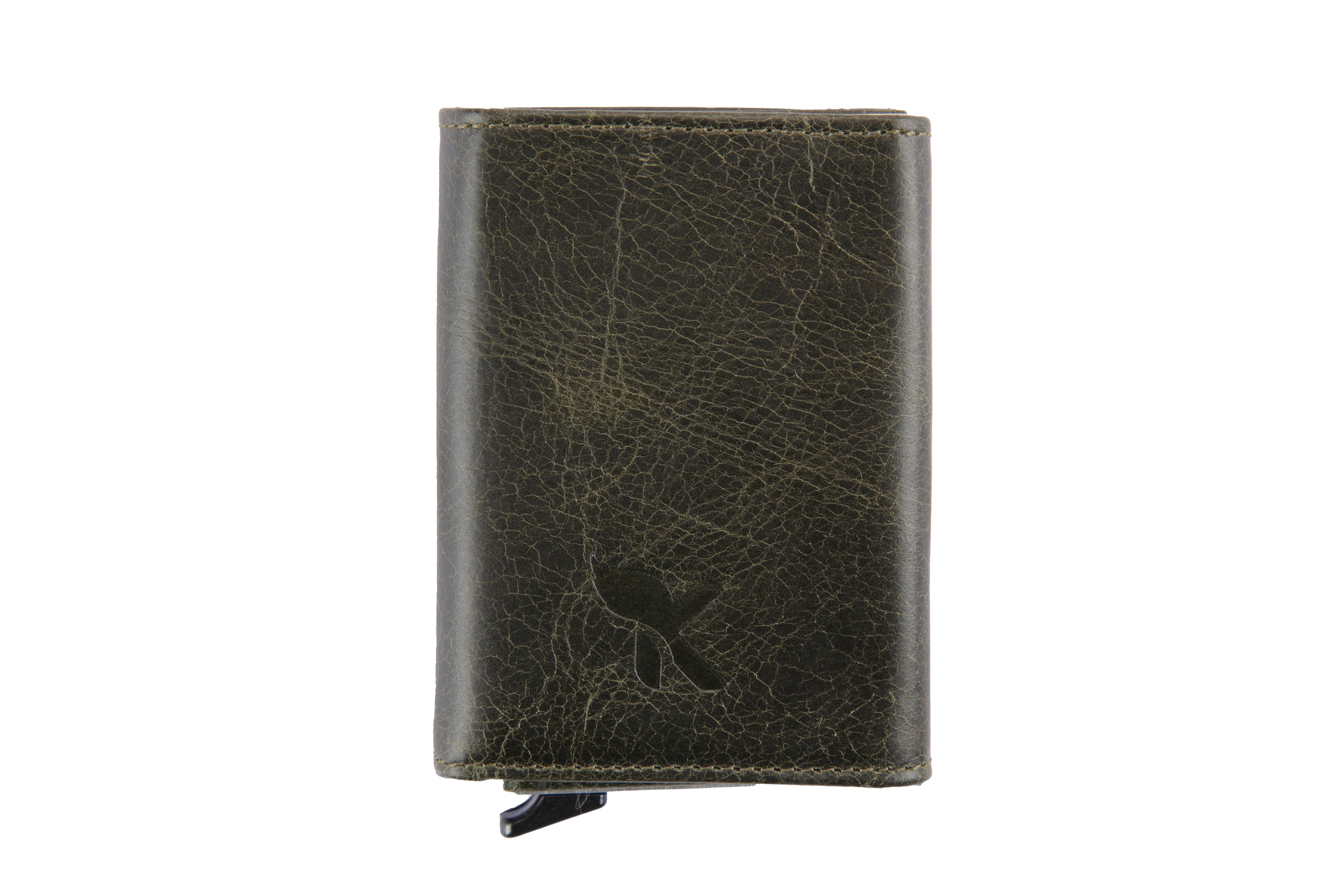 Hakiki Deri Kartlık Yeşil K502-07