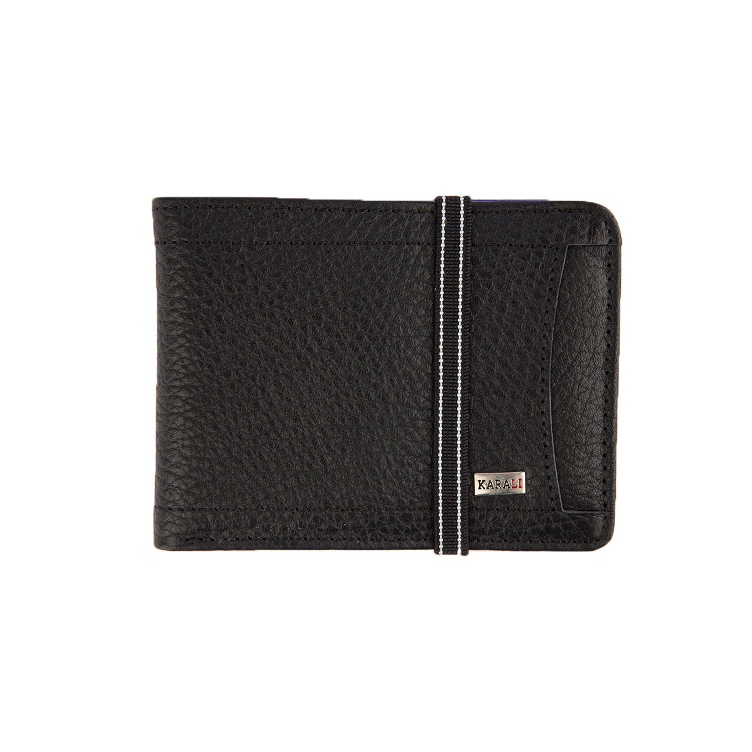 Hakiki Deri Kartlık Siyah K518-01