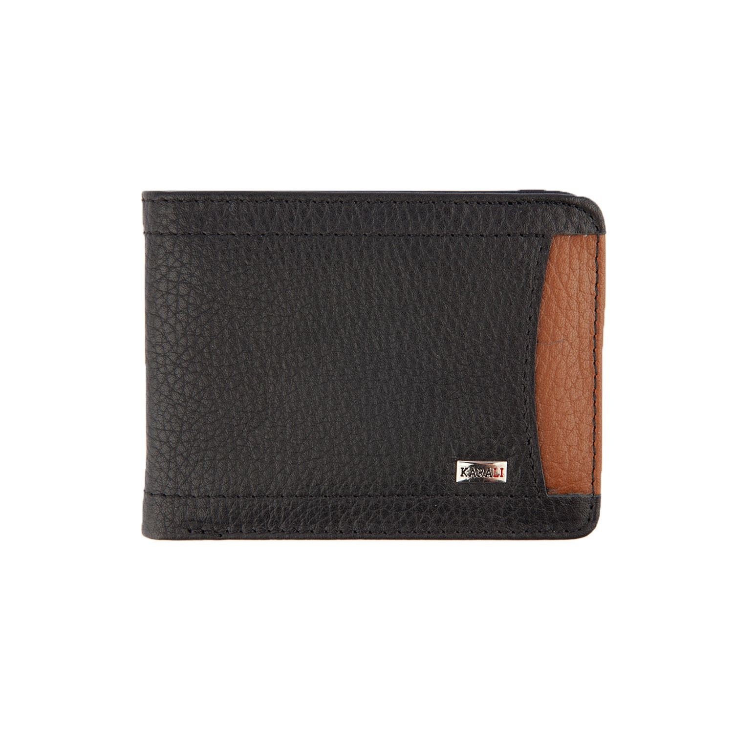 Hakiki Deri Kartlık Siyah-Taba K517-13